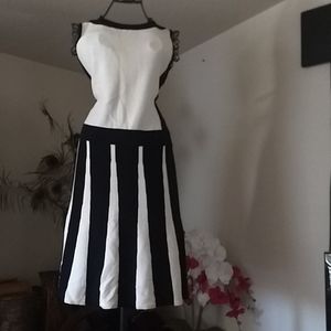 Black and White Sport Dress